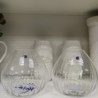 Ваза "Богемское стекло" луковичка